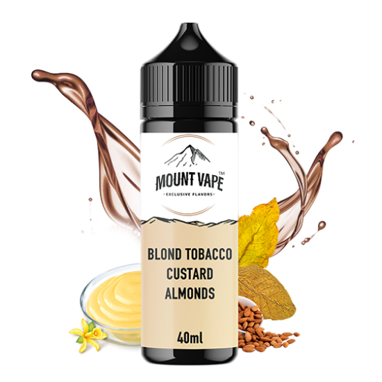 Mount Vape Blond Tobacco Custard Almonds 40ml/120ml 