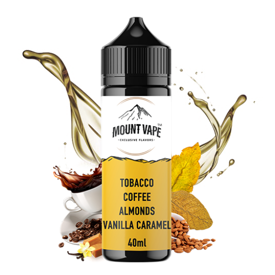 Mount Vape Tobacco Coffee Almonds Vanilla Caramel 40ml/120ml 