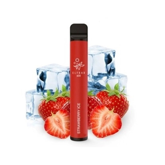 Elf Bar 600 Disposable Strawberry Ice 20mg 2ml